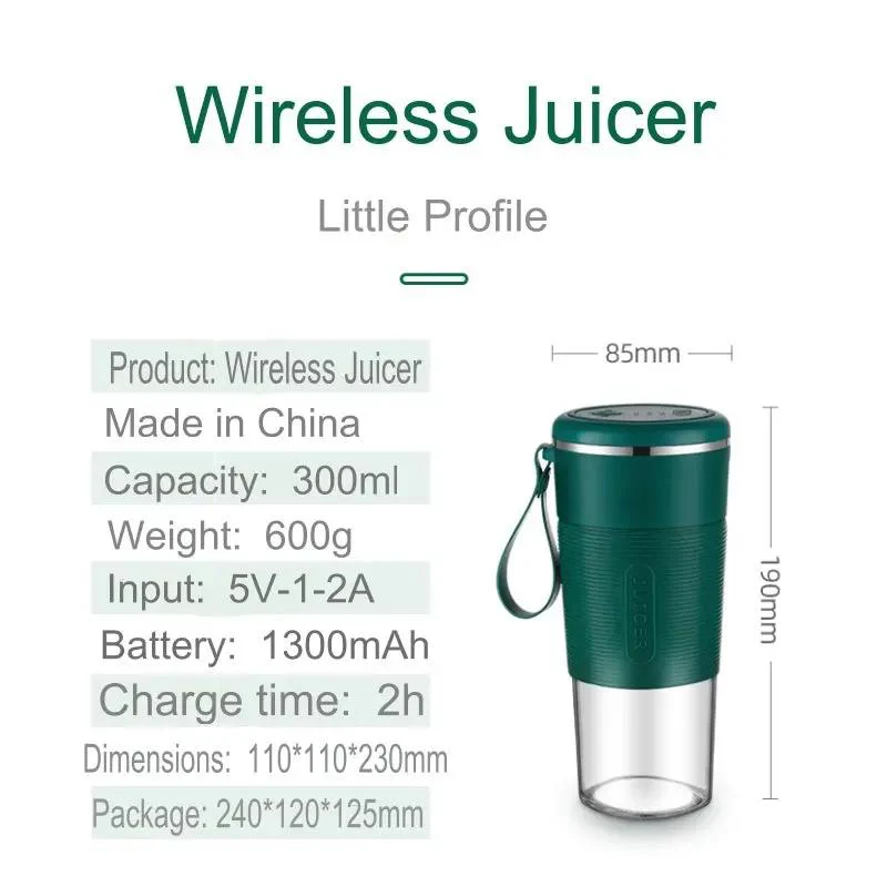 Portable Juicer & Smoothie Maker – USB Rechargeable Travel Blender - Image 3